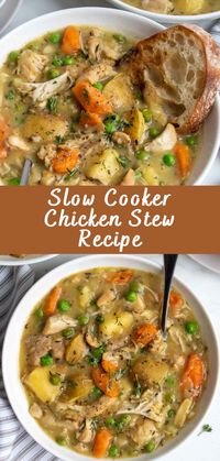 Slow Cooker Chicken Stew Recipe | Cheff Recipes