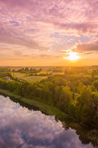 Sunset Hot Air Balloon Ride in Lithuania