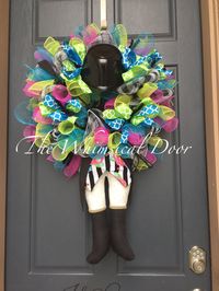 Kentucky Derby Wreath Jockey