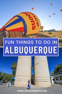 Looking for the best things to do in Albuquerque, New Mexico? From sampling delicious New Mexican cuisine to seeing petroglyphs, Old Town, taking a hot air balloon ride, and going up to the Sandia Mountains and more, you’ll enjoy a fun weekend in Albuquerque! Use this Albuquerque travel guide for your trip! | ABQ | Albuquerque travel | New Mexico travel | what to do in Albuquerque | where to stay in Albuquerque | Albuquerque attractions | Albuquerque old town | Albuquerque things to do |