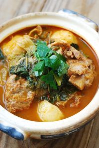 Gamjatang (Spicy Pork Bone Stew)