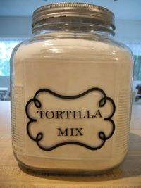 Homemade tortillas are not only very easy and inexpensive to make (about $.25 for 10) they taste so much better than the store bought ones. This site has other mixes as well.  Lots of other mixes on the cheap.