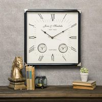 Charlton Home Green Wall Clock