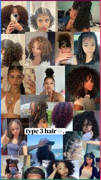 #type3hair #curlyhair #curls #curlygirl #curlyhairinspo #hairinspo #hairgoals #blackgirl #blackgirlaesthetic