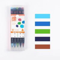 Japan Akashiya Sai Watercolor Brush Pen 5 /20 Colors Set | A Lot Mall