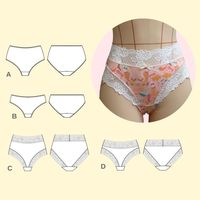 Alma Panties PDF Pattern - Includes sizes XS-3X