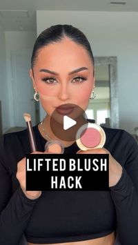 christendominique on April 19, 2024: "This is a new one!The perfect lifted blush hack for your face shape ☺️ ib: @roseandben #blushhack #makeup #makeuptutorials #facelift #blush #blushtips #blushplacement". 