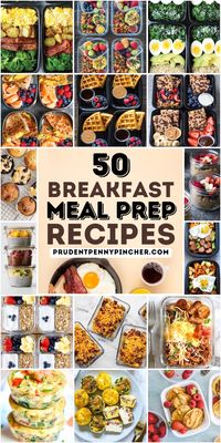 Save money by skipping the drive-thru in the morning and prepare healthy breakfasts for the work week with these breakfast meal prep ideas. From make-ahead sandwiches to healthy bowls, there are plenty of nutritious and easy breakfast recipes to make in advance and grab and go in the morning that won't break the bank. Whether you're a busy professional or a student on the go, this collection of breakfast ideas will help you save time and money and make your mornings a breeze.