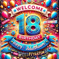 🎂🎉 Welcome to Adulthood: Happy 18th Birthday Wishing Quotes and Images! 🎈🌟 Turning 18 is a milestone that deserves to be celebrated with joy and excitement. Share these heartfelt quotes and images to mark this significant transition into adulthood. 🎁🥳 Whether it's a friend, family member, or loved one reaching this age, Happy 18th Birthday, and welcome to a world of opportunities! 🌍❤️ #Happy18thBirthday #WelcomeToAdulthood #CelebrateWithLove