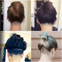 undercut women's hair design - Google Search