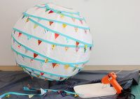 DIY paper lantern idea for fun party/event decoration. Choose white lantern or several other color options at http://www.partylights.com/Lanterns/Lanterns-by-Color