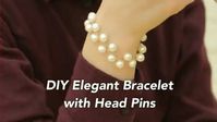 Diy Designer pearl zig zag bracelet || party wear bracelet || trendy & s...