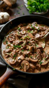 This one-pot beef stroganoff recipe is a hearty, comforting meal the whole family will love. It's creamy, savory, and ready in just 30 minutes!