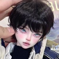 1/4 BJD Doll Boy Head No Makeup Resin Doll DIY Boy Doll Head Without Makeup Doll Accessories 1/4 BJD