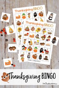 What a great way to keep the kids busy while they wait for Thanksgiving dinner! I love Bingo! {OneCreativeMommy.com} Free Printable Thanksgiving Bingo Boards #thanksgiving #bingo #printablebingo #thanksgivinggames