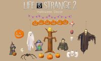 A collection of halloween decor that has been converted from Life Is Strange 2 so you're able to use them in The Sims 4.