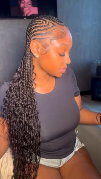 Click on the blog link for hair used and supplies needed.  . . . Cornrows ideas. Cornrows for black women. Cornrows braids. Cornrows styles.