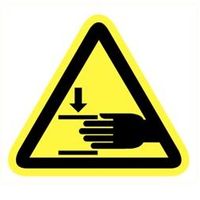 #Pictogram / ISO 7010 / #Waarschuwingspictogram / Pletgevaar