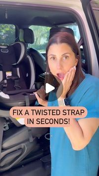 Michelle Pratt, CPST on Instagram: "Do twisted straps make you want to shout? 🤬

Fix the twist! If harness straps are twisted, then crash forces will concentrate on the location of the twist. No thank you! ⁠ 

On each and every ride, the harness needs to be adjusted correctly to your child’s body following the manufacturer’s guidelines, nice and tight so it is properly securing your child and lying flat and twist free! ⁠

Comment: HARNESSTIPS for tons of helpful info!

Why is it that twisted straps always happen when we are running late?! Just me?!"