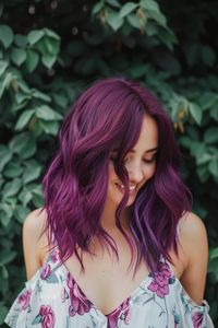 90+ Creative Purple Hair Color Ideas