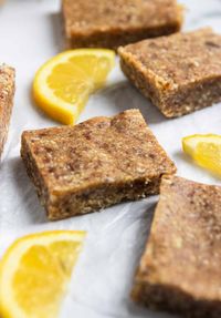 Lemon Coconut Energy Bars