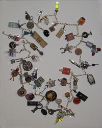 Found Objects Necklace - ADDED CHARMS