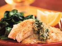 Skillet Fillets with Cilantro Butter