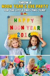 PARTY TIP: Looking for something fun to do this New Year’s Eve with the little ones? We've got some fun ideas to help you celebrate at the strike of noon with a LEGO DUPLO building party!