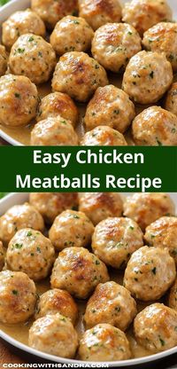 Need a healthy dinner option that your kids will actually eat? Discover these flavorful chicken meatballs that are not only simple to make but also nutritious, ensuring your family enjoys a wholesome meal together.