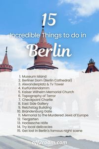 Dive into the heart of Germany's capital with our curated list of must-do activities. From historic landmarks to vibrant neighborhoods, explore the richness of Berlin's culture and charm. Ready for an unforgettable adventure? #berlin #ExploreGermany #citytrip