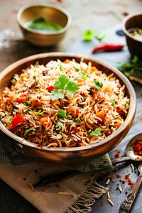 Finding a vegetarian biryani that’s both flavorful and easy to make can be challenging. This Vegetable Biryani Recipe combines spiced rice with crunchy carrots and potatoes, making it perfect for your collection of Easy Biryani and Veg Biryani Recipes. Pin this recipe to have a scrumptious and simple meal ready whenever you need it!