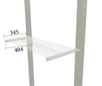 LARGE SHELF BRACKET SET GREY