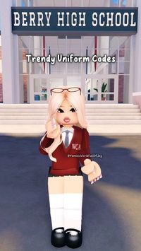 TRENDY SCHOOL UNIFORM CODES  #berryavenue #shorts #berryavenuecodes #berryavenuecodesclothes