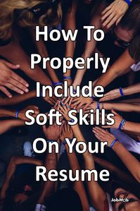 Soft skills on resume