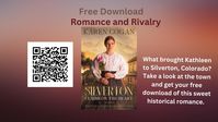 Dive into the thrilling world of the Colorado Gold Rush with my romance novel, Silverton: Claims on the Heart! 💛✨
Join our brave heroine as she searches for fortune and finds unexpected love amidst the rugged mountains and glittering gold. Filled with adventure, passion, and historical charm, this is a journey you won't want to miss!
⛏️ Download your FREE copy today and get swept away by a tale of courage and romance in the Wild West! 📚💫


