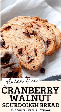 Gluten Free Cranberry Walnut Bread combines sweet and nutty flavors, making it a versatile loaf for any occasion. Tangy cranberries add brightness, while candied walnuts provide a satisfying crunch and depth of flavor.