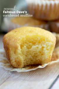 These Copycat Famous Dave’s Sweet Cornbread Muffins taste just like the restaurant kind, every bit as moist and delicious with the honey butter recipe, too! And, these are made with cake mix! Add this to your copy cat recipes collection!