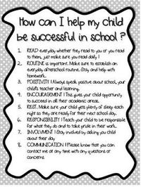 Success Letter To Parents Polka Dots Black and White