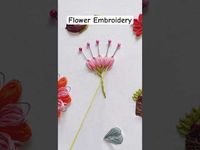 Flower Embroidery #diy #embroidery #embroiderydesign #embroiderytutorial #embroiderystitches - YouTube