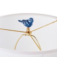 Porcelain Bird Lamp Finial