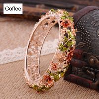 Pulseiras Cloisonne Chinês do vintage Jóias Banhado A Ouro Oco Cristal Rhinestone Flower Esmalte Bangle para As Mulheres Loja Online | AliExpress móvel