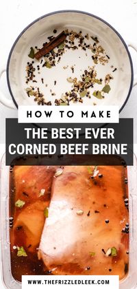 Corned Beef Brine Recipe (Everything you need to know) - The Frizzled Leek