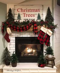 Baby It's Cold Outside: 25 Christmas Mantel Ideas For Winter Warmth