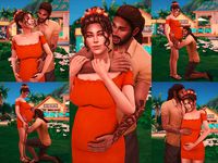 I am finally delivering you some couples pregnancy poses. Poses are meant for a sim who is in her third trimester. Found in TSR Category 'Sims 4 Poses'