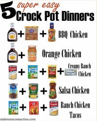 40 Delicious Crock Pot Dump Meals in 4 Hours | The WHOot