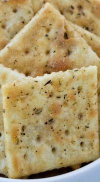 Savory Italian Seasoned Crackers                                                                                                                                                                                 More