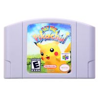 Hey You, Pikachu! Nintendo N64 US Version NTSC, Support NTSC Version, English ,Free Shipping