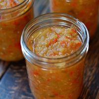 Green Tomato Relish Recipe (Can or Freeze)