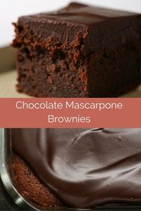 Chocolate Mascarpone Brownies are so delicious, rich, and decadent. A must for chocolate lovers! - Bake or Break ~ http://www.bakeorbreak.com