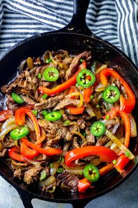 The Best One Pot Steak Fajitas Ever Recipe ⋆ Sweet Cs Designs